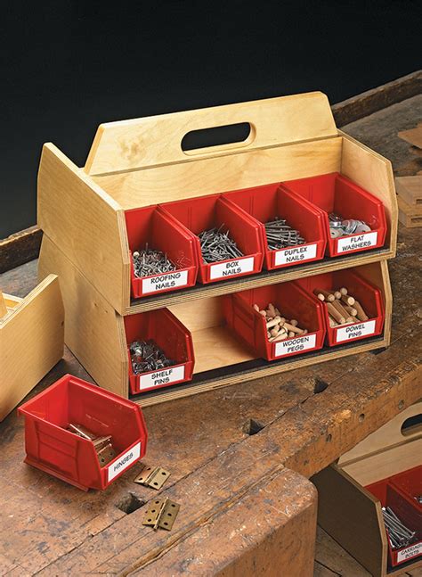Stackable Tool Totes Woodworking Project Woodsmith Plans