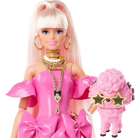 barbie extra fancy pink doll and accessories