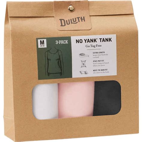 Womens No Yank Tank 3 Pack Duluth Trading Company