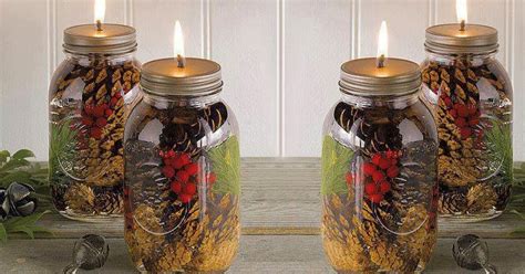 Diy Mason Jar Oil Candles For Christmas