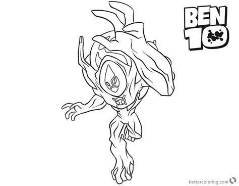 Various themes, artists, difficulty levels and styles. Ben 10 Coloring Pages Alien Character Colouring Sheet ...