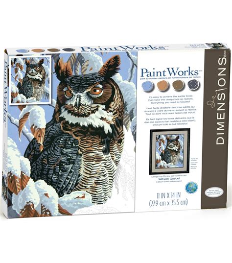 Paintworks Paint By Number Kit Winter Watch Joann