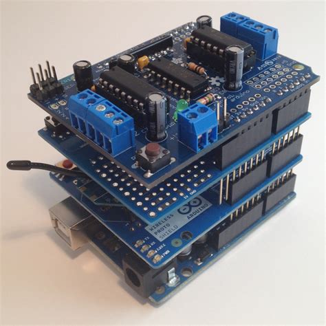 Roboslave Balancing Bot Arduino Shield Stack