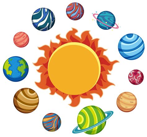Solar System Clipart Planets Cartoon Cute Sun Moon Globe Earth Porn Sex Picture