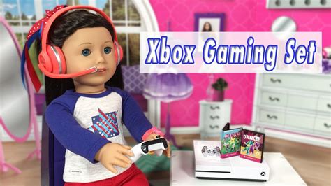 American Girl Truly Me Xbox Gaming Set For 18 Dolls Doll Not Included
