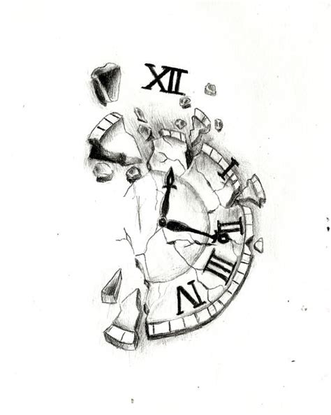 Clock Drawing Art Clock Drawings Watch Tattoo Design Pocket Watch