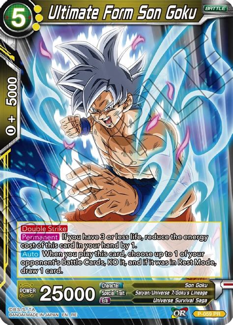 Ultimate Form Son Goku Mythic Booster Dragon Ball Super Masters