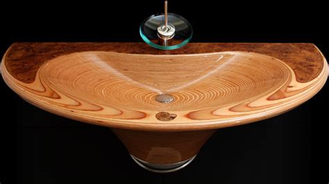 Copper vessel sink handmade pure copper sink in antique copper. Beautiful Wooden Sinks for Modern Homes by Ammonitum