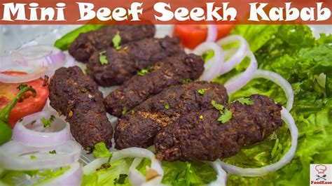 Mini Beef Seekh Kabab Recipe How To Make Beef Kabab In Fry Pan Eid