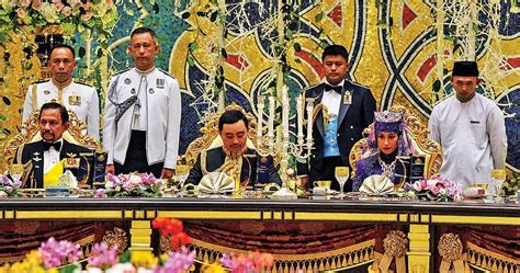 Perkahwinan Diraja Brunei 2015 Majlis Persantapan Pengantin Diraja