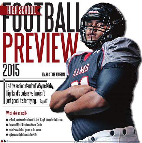 Idaho State Journal 2015 High School Football Preview By