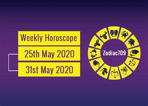 Weekly Horoscope 25th May 2020 To 31st May 2020 Revive Zone