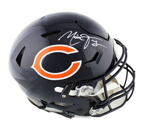 Chicago bears autographed helmets and replica helmets at the official online store of the. Mitch Trubisky Signed Chicago Bears Speed Flex Authentic NFL Helmet - Radtke Sports