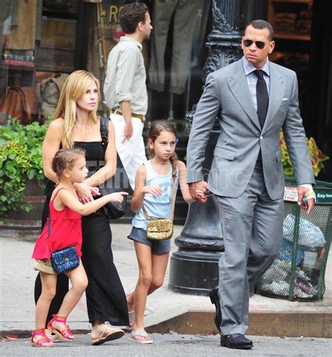 Alex Rodriguez And Cynthia Scurtis Are Seen With Their Daughters Ella
