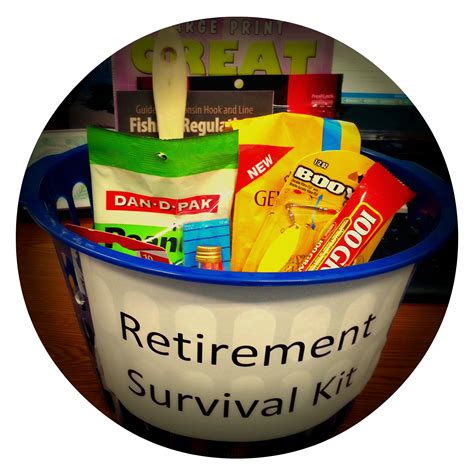 Scroll through our selection of fantastic imagery and designs, and make your upcoming retirement party that much easier to pull off. Retirement Survival Kit for a man - paint brush, duct tape ...