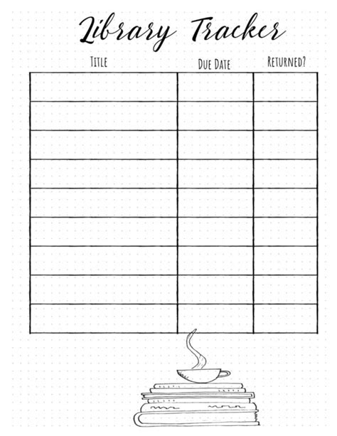Free Printable Reading Log Template Bullet Journal And Traditional