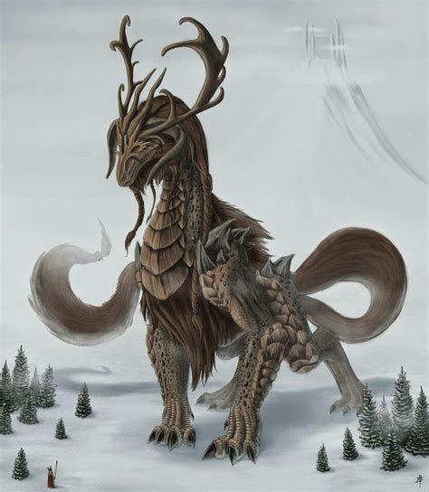 Norse Dragon Niohoggr Mythical Creatures Fantasy Dragon