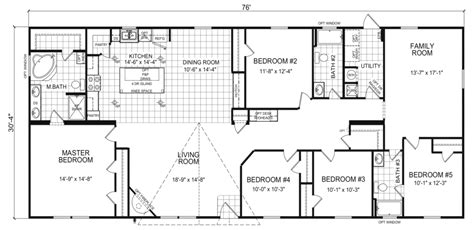 Five Bedroom Modular Home Plans