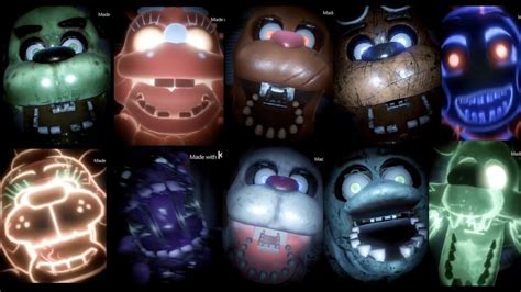 Fnaf Ar Special Delivery All Animatronic Skin Jumpscares Updated July
