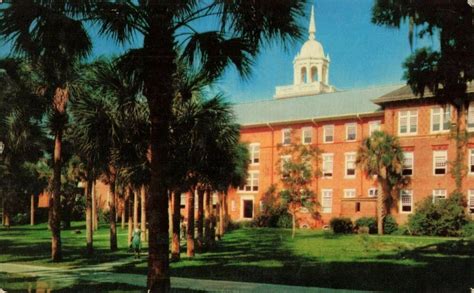 Postcard Stetson University Deland Florida Ebay Deland Florida