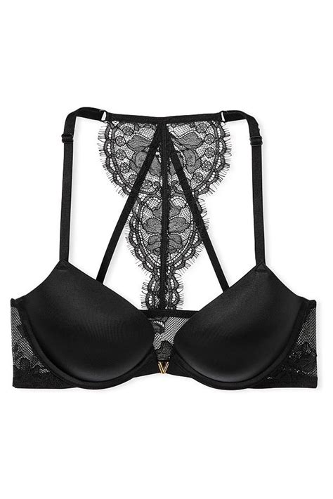 buy victoria s secret lace push up racerback bra from the victoria s secret uk online shop