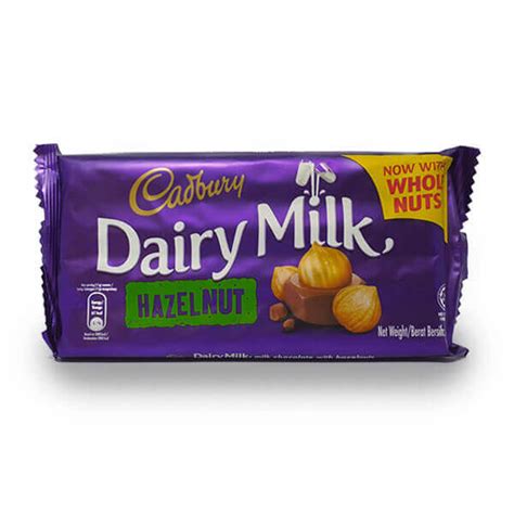 SMR Chocolates Cadbury Dairy Milk Bar Hazelnut 165g