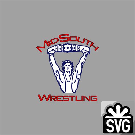 Mid South Wrestling Logo Svg By Darkvoidpictures On Deviantart