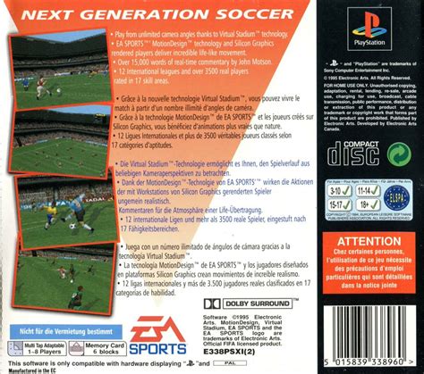 Fifa Soccer 96 Cover Or Packaging Material Mobygames