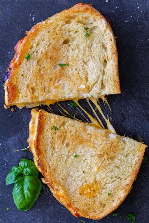 Air Fryer Grilled Cheese (So Easy) - Momsdish | Air fryer recipes ...