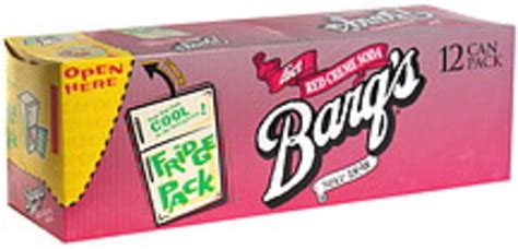 Barqs Diet Fridge Pack Red Creme Soda 12 Ea Nutrition Information