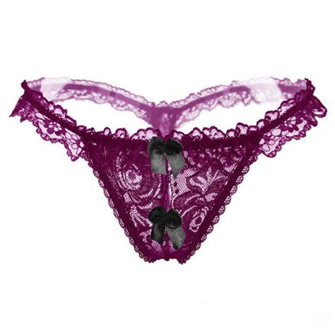 Women Seamless Thongs Lace Erotic Appeal Underwear Girls G String Hot