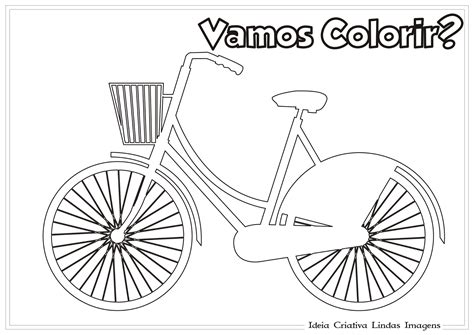 Desenho Para Colorir Bicicleta