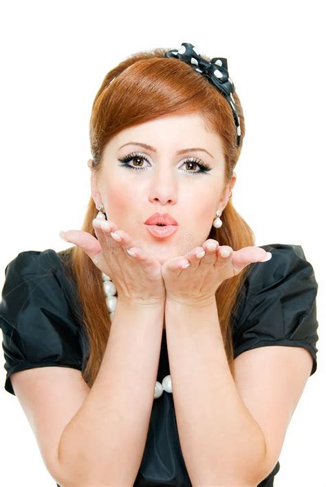 Blowing Kisses Stock Image Image Of Body Beautiful Barber 8388429