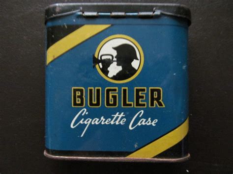 Vintage Bugler Cigarette Case Tin Etsy