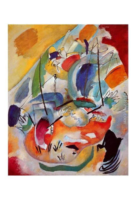 Improvisation No 31 Sea Battle By Wassily Kandinsky Oil Painting