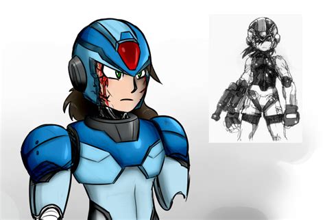 Megaman Zero Concept X Redesign By Ephssis On Deviantart