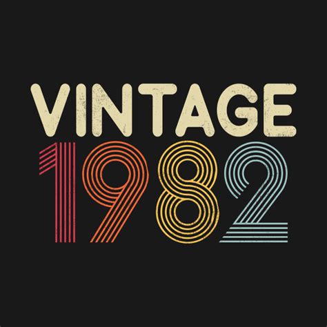 1982 Vintage - 1982 - T-Shirt | TeePublic