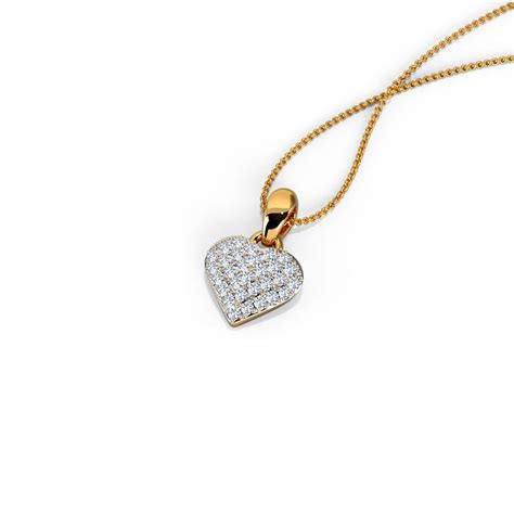 Chloe Heart Diamond Pendant Jkj Jewellers