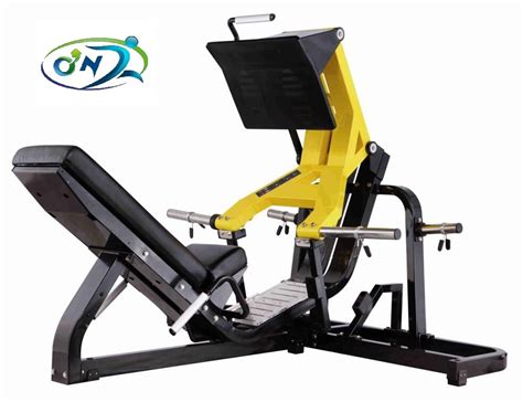 45 Degree Leg Press Exercise Machine Weight Without Plates For Home Gym