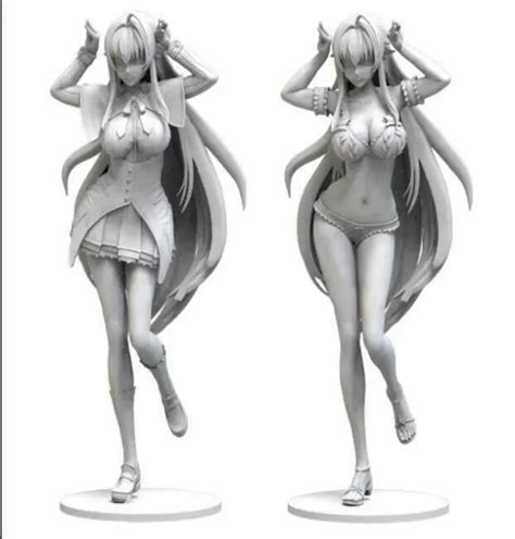 Anime High School Dxd Rias Gremory 3d Print Figure Unpainted Gk Models