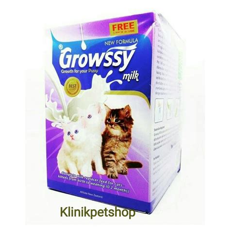 Susu Kucing Growssy Cat Milk 1box Sebox Shopee Indonesia