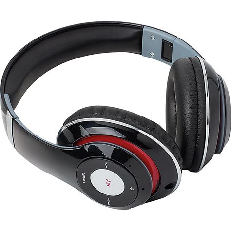 Soundlogic Bfhm 126708 Foldable Hd Bluetooth Headphones Black Music123