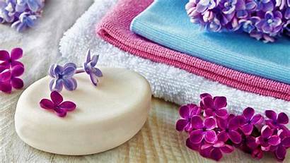 Spa Wallpapers Background Flower Soap Towel Backgrounds