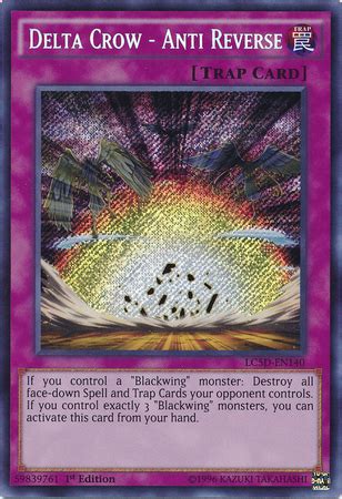 Duel monsters cards, tcg cards, ocg cards. Delta Crow - Anti Reverse - Yu-Gi-Oh!