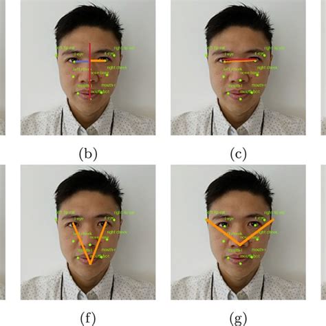 Athe 68 Facial Landmarks Magenta Detected Using The Dlib Facial