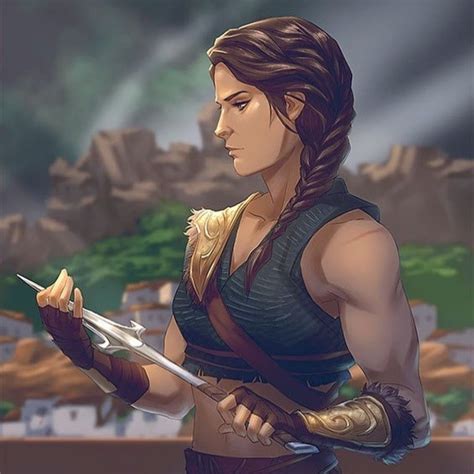 Kassandra Assassins Creed Art Warrior Woman Character Portraits