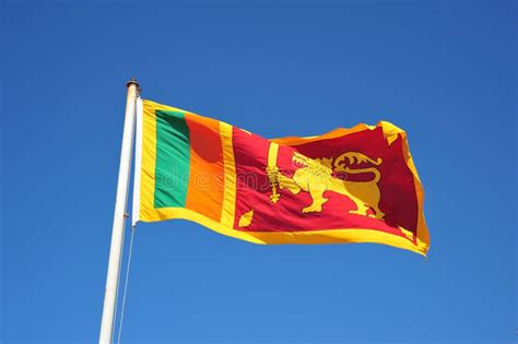 Sri Lankan Flag Stock Image Image Of Sinhalese Flag 19740849