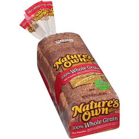 Natures Own 100 Whole Grain Bread Hy Vee Aisles Online Grocery Shopping