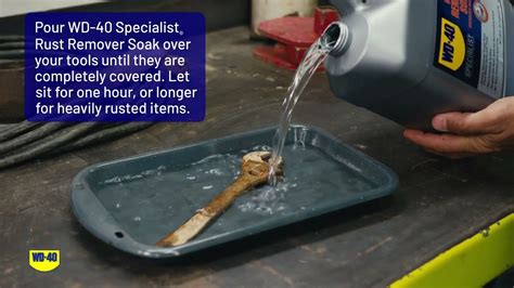 How To Remove Rust From Metal Tools Wd 40 Specialist® Rust Remover