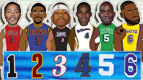 The Best Nba Player From Every Jersey Number Youtube